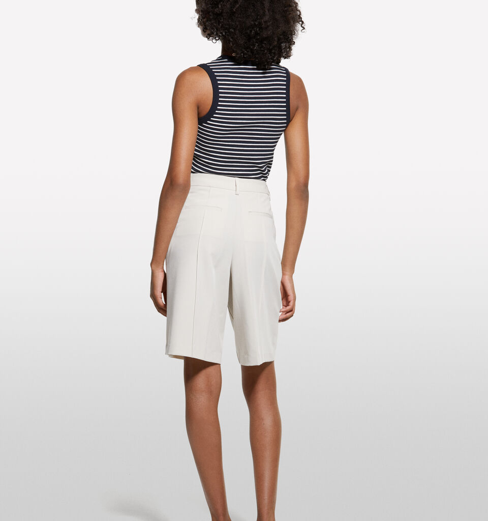 Striped top with buttons - women's tops - Dark Blue | Sisley image number 2
